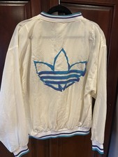 Vintage Adidas originals windbreaker Bomber large trefoil old school excellent