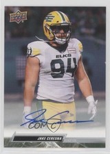 2023 Upper Deck CFL Auto Jake Ceresna #89 Auto x3q