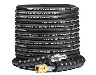 #ad 5 16quot; Flexible Pressure Washer Hose 50FT Kink Resistant Swivel 3 8quot; Quick Co... $112.84