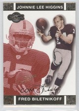 2007 Co-Signers Red Changing Faces Gold Fred Biletnikoff Johnnie Lee Higgins 0a1