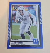 Panini 2025 Donruss Press Proof Blue Maxx Crosby Raiders #274 Football