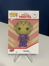 Upper Deck Marvel Funko Pop Captain Marvel Talos #78 Trading Card