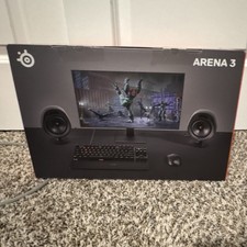 SteelSeries Arena 3 Gaming Speakers 2.0 Channel Wired Black Computer Speakers