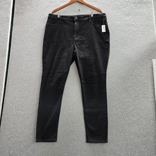 Old Navy Women Jeans 18 Black Denim High-Rise Wow Super-Skinny 28" NWT