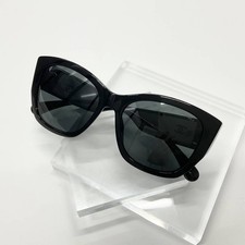 CHANEL M12818 Sunglasses Coco Mark Eyewear Black from Japan