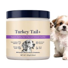 Puppy LabCo Turkey Tail With Mushroom Probiotics Bacon Flavor Powder Gut Support