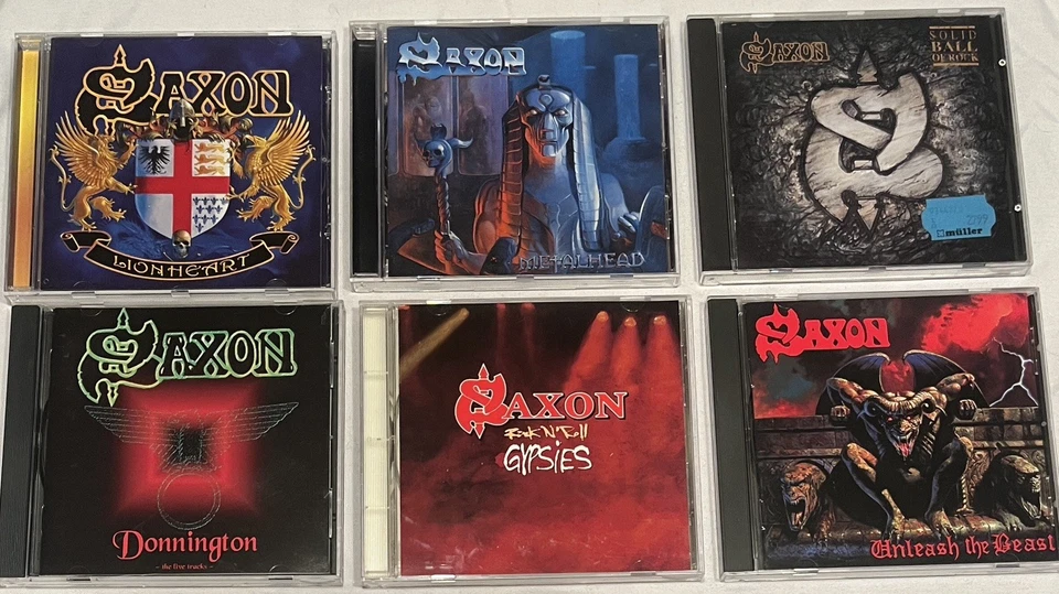 Saxon CD Lot of 22 - See Descr. for Titles  *Near Mint* Foto 4 de 4