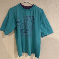 Vintage T Shirt St. Louis Made In USA XL