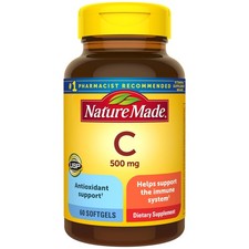 Nature Made Vitamin C 500 mg, Dietary Vitamin C Supplement for Immune Support...