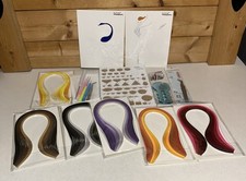 Paper Quilling Colors Tools Starting Supplies Juya Crafts Peacock Dancing Girl