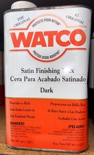 WATCO SATIN FINISHING WAX DARK QUART