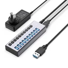 Acasis 10-Port USB 3.1 Hub with Individual On/Off Switches Multi-Port Splitter