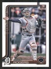 2025 Topps #55 Jake Rogers Detroit Tigers 38008