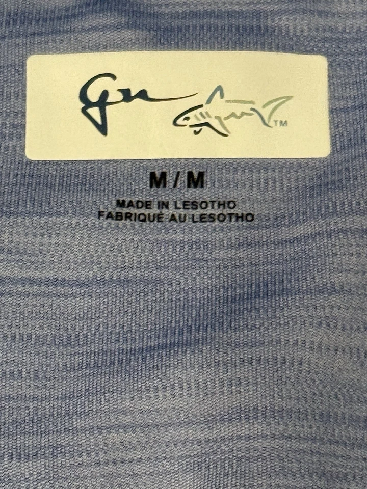 Pullover para mujer Greg Norman 1/4 cremallera azul claro talla mediana. Foto 2 de 3