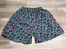 Vintage Gitano Floral Flowy Shorts High Rise Womens S Girls 14 Stretch Waist