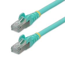 StarTech.com 60in CAT6a Ethernet Cable, Aqua Low Smoke Zero Halogen [LSZH] 10