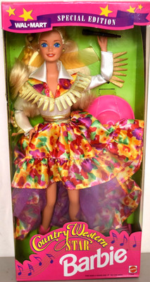 1994 Walmart Special Edition Country Western Star Vintage Blonde Barbie