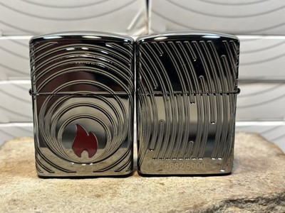 Zippo 2026 Collectible of the Year, Carved Black Ice Armor, 5000