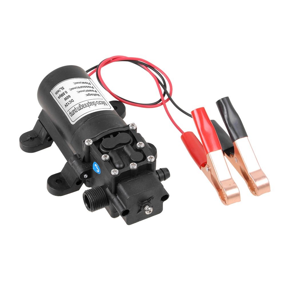 12V/60W 5L/min Fuel Transfer Pump Oil-Diesel Gasoline Kerosene Car Tractor Truck thumbnail 5