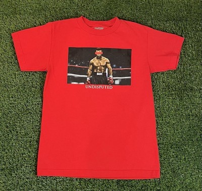 DGK Men's Small Red Mike Tyson Undisputed IRON MIKE Boxing T-Shirt