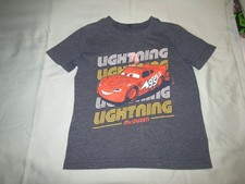 Disney Jumping Beans Lightning Mcqueen Toddler Tee Shirt Size 5t Pre Owned