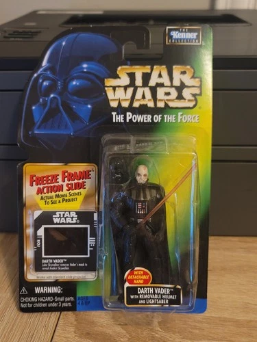 Star Wars POTF Freeze Frame Darth Vader 1997 Kenner – Removable Helmet Free Ship