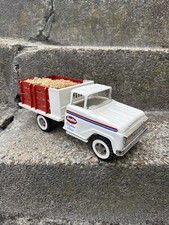 VINTAGE TONKA FARMS White Stake Farm Truck Horse Trailer Doughboy RARE Restored