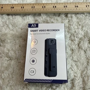 A9 Smart Video Recorder Mini Camera with Clip - Multiple Functional Styles - New