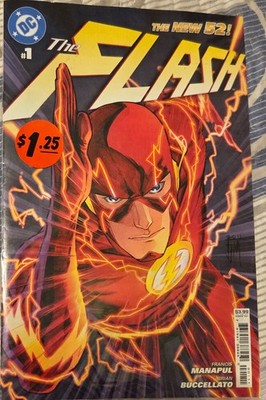 DC COMIC THE FLASH #1 THE NEW 52 DOLLAR TREE VARIANT 2016