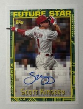 2019 Archives 1994 Topps Future Stars /99 Scott Kingery #94FSA-SK On Card Auto