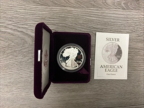1992 S Proof $1 American Silver Eagle Dollar