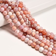 Red Fire Agate Smooth Round Beads Size 10mm 14.5" Strand