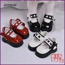 Bjd Dolls Shoes 1/6 BJD Glossy Platform Mary Jane Shoes Flat Heel
