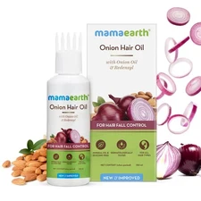 Mamaearth Onion Hair Oil Anti Hair Loss with Redensyl 150ml