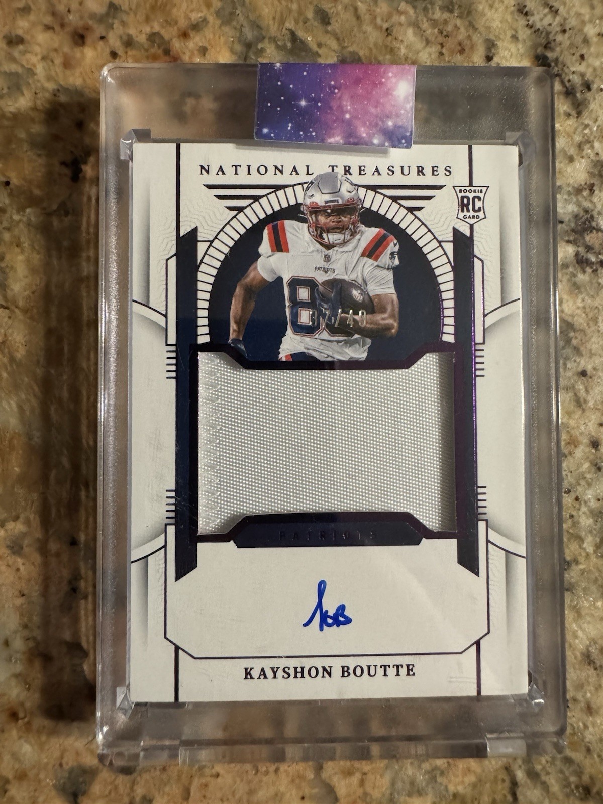 2023 National Treasures - Rookie Patch Auto Kayshon Boutte #176 Purple /49