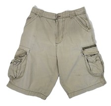 Vintage Billabong Khaki Tan Cargo Shorts Size 32 Waist