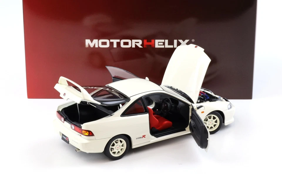1:18 MOTORHELIX Honda Integra Tipo R (DC2) Pre-facelift Campionato Bianco M8520 - Immagine 4 di 4