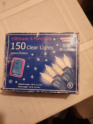 vintage Hobby Lobby - 100 Indoor/Outdoor Super Bright Light Set - New In Box