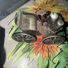 2 VINTAGE CARS TIN METAL WELDED DISPLAY — photo 2