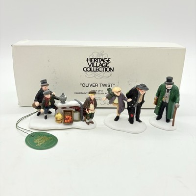 Dept 56 Heritage Village Collection Oliver Twist Christmas Winter Figures 5554-9