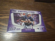 2018 Score Football Fantasy Stars Insert Tom Brady #6 New England Patriots 