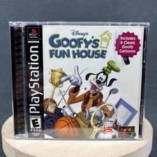 PlayStation 1 - Goofy’s Fun House - Complete w/ Reg Card - Refurbished, Excellen