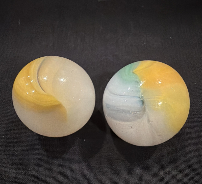 Akro agate or Vitro agate patch shooters mint lot 15