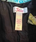 Girls floral justice A line dress, size 16. Adjustable straps. Pet / smoke free. — photo 2