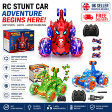 Spiderman RC Stunt Car Remote Control Cars Toys for Boys Girls Birthday Gifts