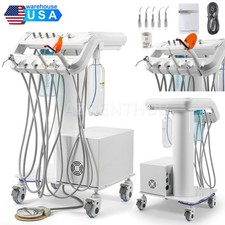 Portable Dental Mobile Delivery Unit with Air Compressor Curing Light Scaler 4H
