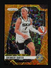 2024 Panini Prizm WNBA - Chennedy Carter #66 Orange Velocity