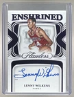 Lenny Wilkens 2023 Panini Flawless #ES-LWK Amethyst Enshrined Auto 1/3