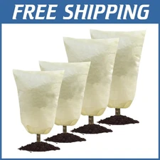 Plant Covers Freeze Protection - 4 Pack Winter Blankets