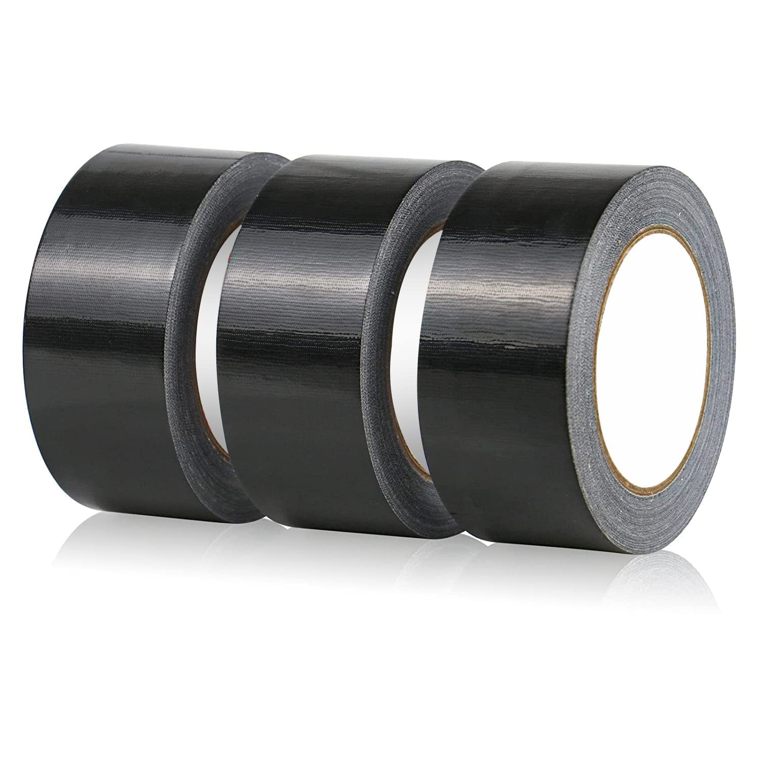 Heavy Duty Gaffer Tape Black 48mm x 45m Pack of 3  Waterproof Duct Tape